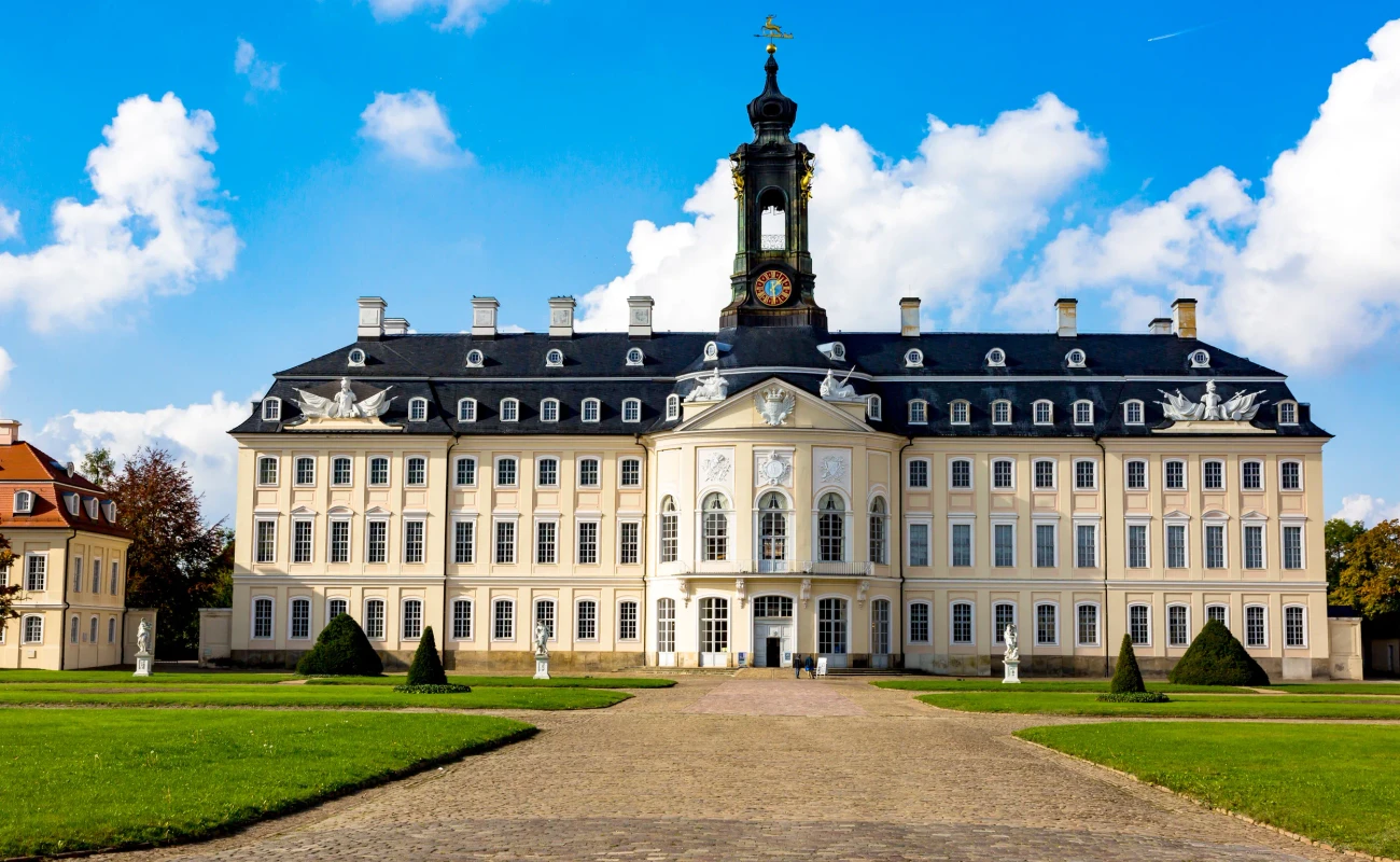 Castle Hubertusburg of Wermsdorf in Saxony