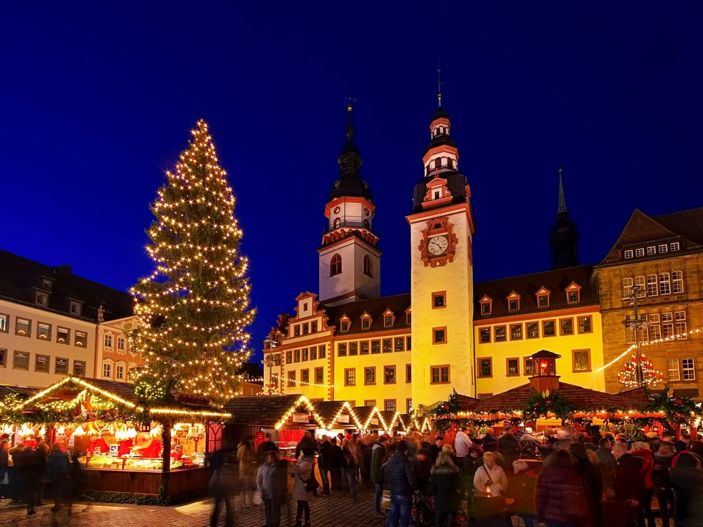 Chemnitz Weihnachtsmarkt - Chemnitz christmas market in Germany