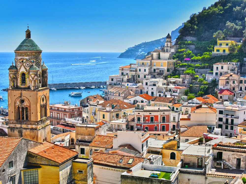 Amalfi in the province of Salerno, Campania, Italy