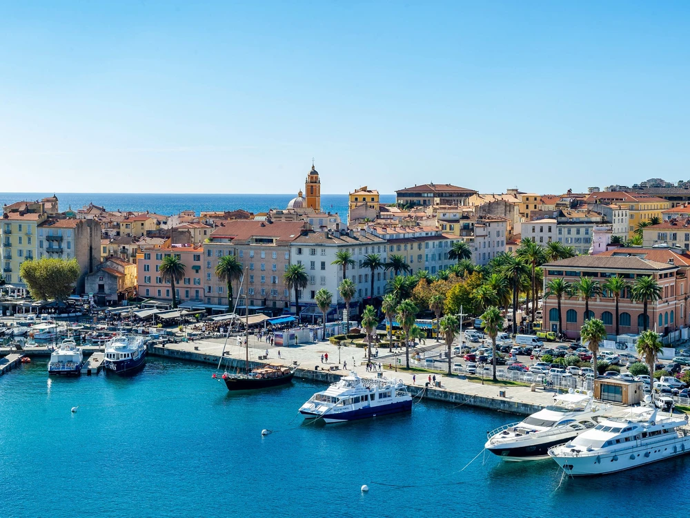 Ajaccio / France10/23/2015.Maritime port of Ajaccio, France