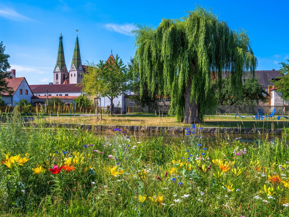 Historic church of Beilngries (Bavaria, Germany)