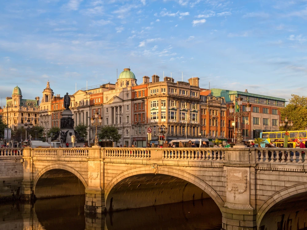 Sunset over Dublin - Republic of Ireland
