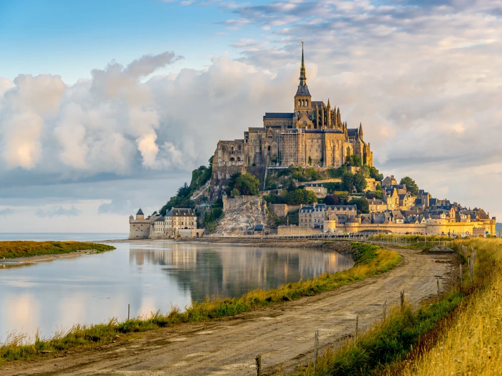 Morning view at the Mont Saint-Michel - France