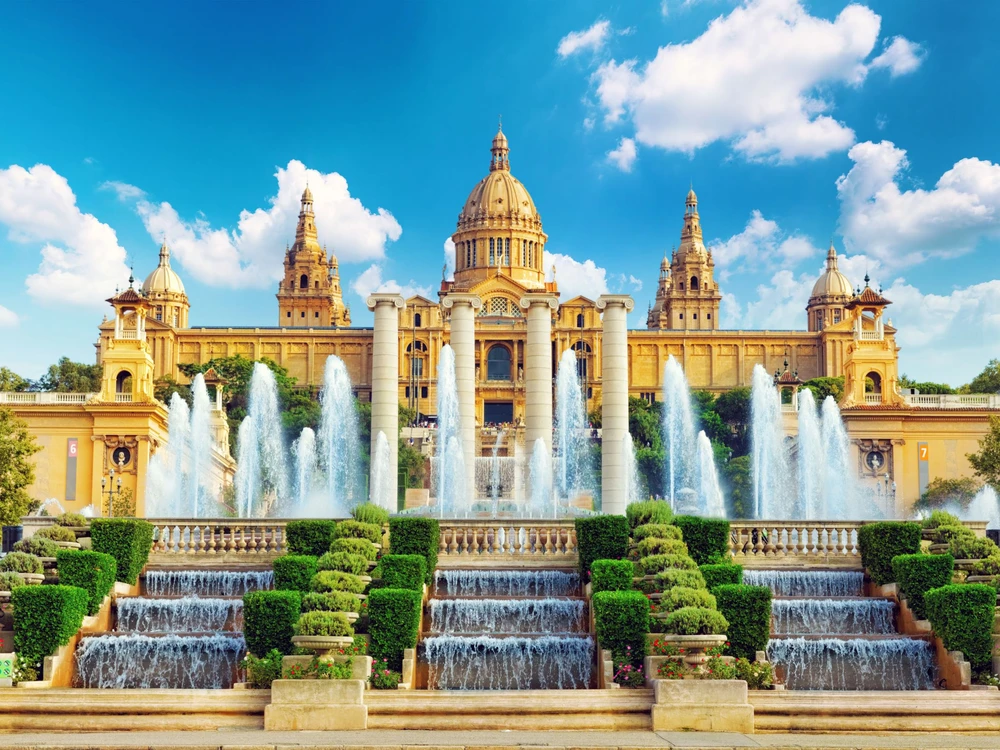 National Museum in Barcelona,Placa De Espanya,Spain.