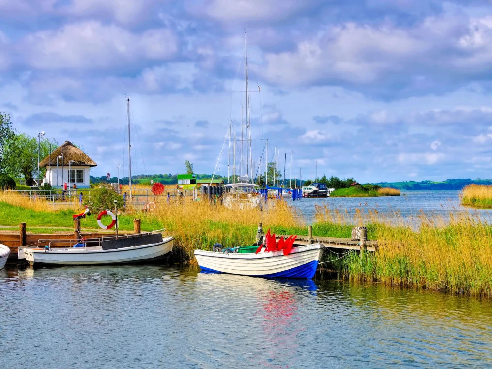 Baabe Hafen auf der Insel Rügen - Baabe harbour island of Ruegen in northern Germany