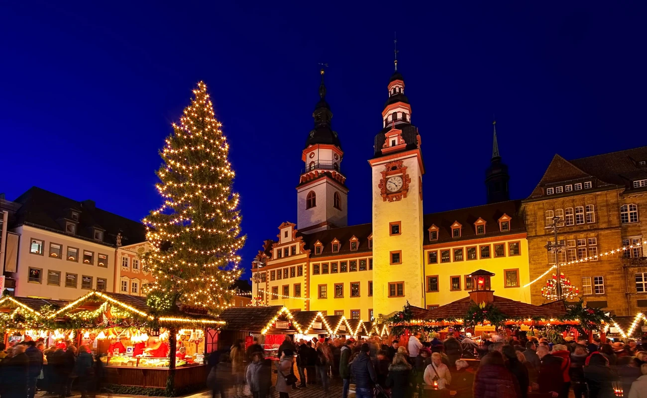 Chemnitz Weihnachtsmarkt - Chemnitz christmas market in Germany