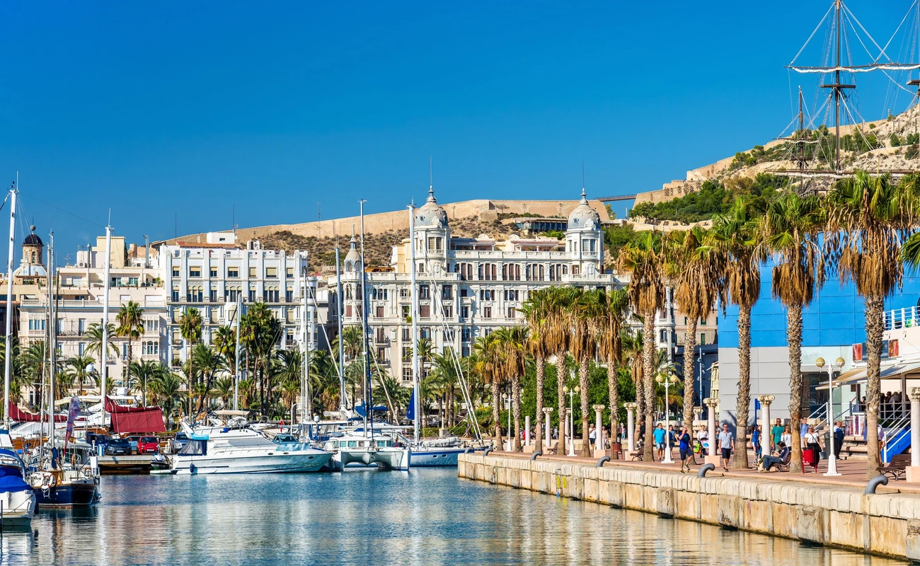 Promenade in the Marina of Alicante - Spain