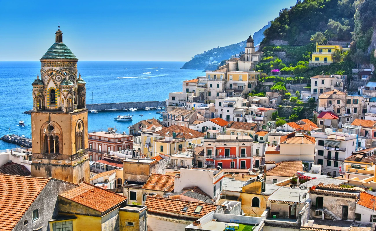 Amalfi in the province of Salerno, Campania, Italy