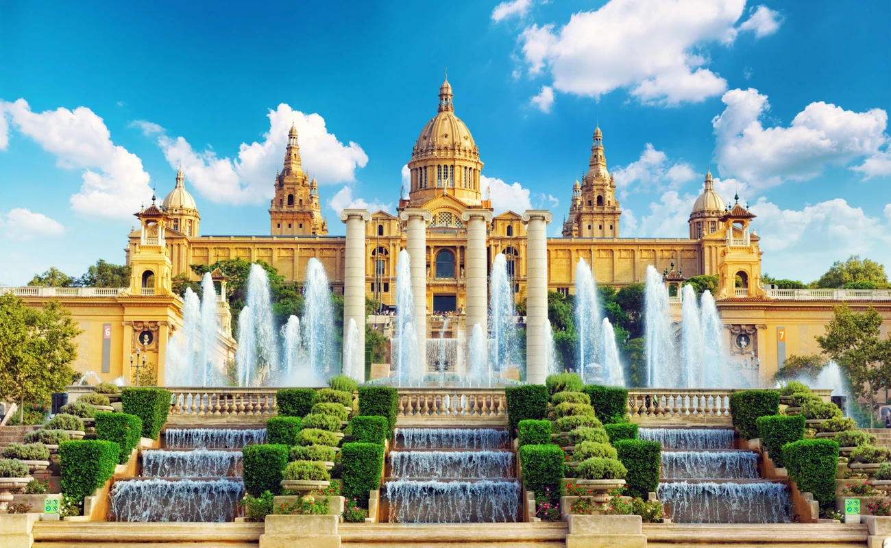 National Museum in Barcelona,Placa De Espanya,Spain.