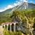 Glacier-Express auf Viadukt bei Filisur